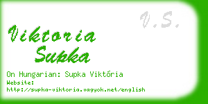 viktoria supka business card